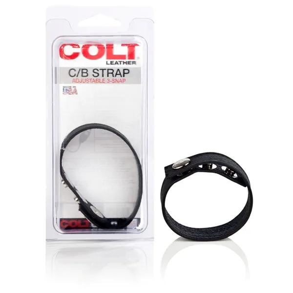 California Exotic Novelties Restraints Colt Adjust 3 Snap Leather California Exotic Novelties Restraints Colt Adjust 3 Snap Leather