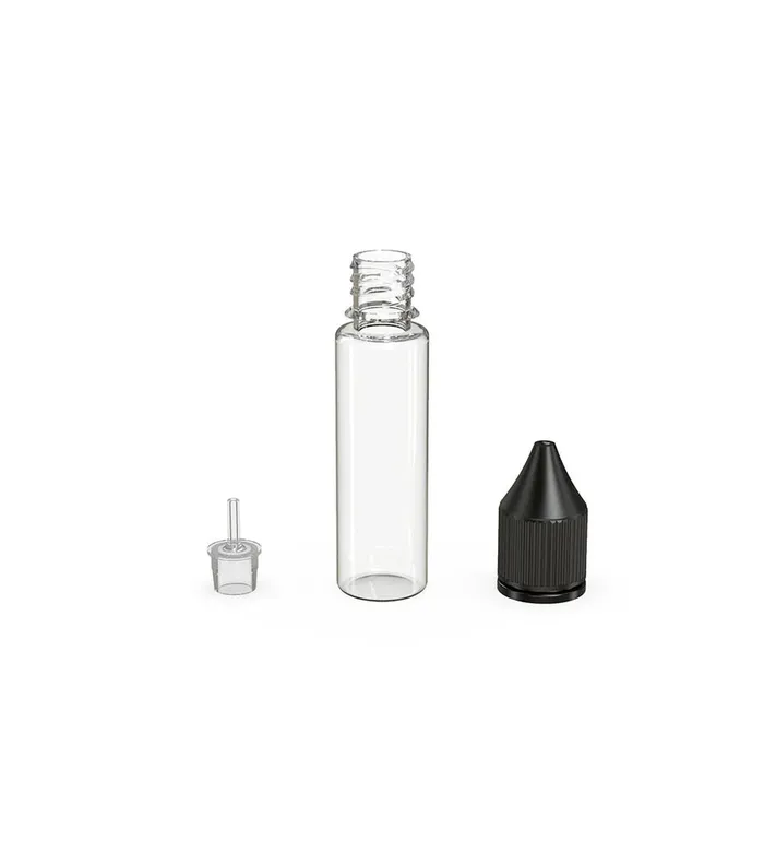 Chubby Gorilla 20ML Unicorn Bottle V3 Clear BottleBlack Cap Chubby Gorilla Anal