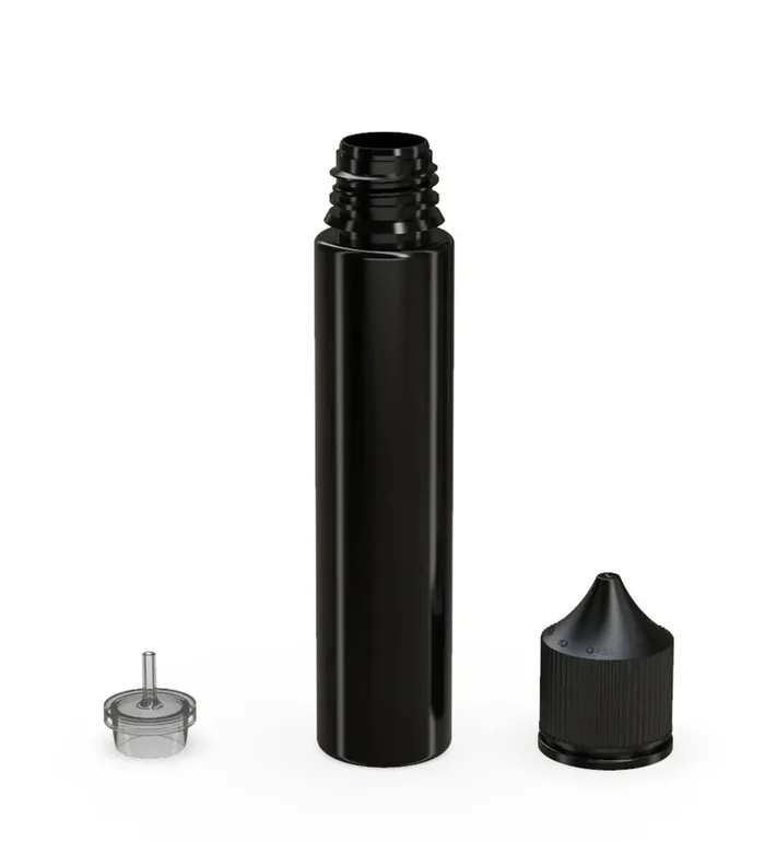 Chubby Gorilla Chubby Gorilla 75ML Unicorn Bottle V3 Opaque Black BottleBlack Cap Anal