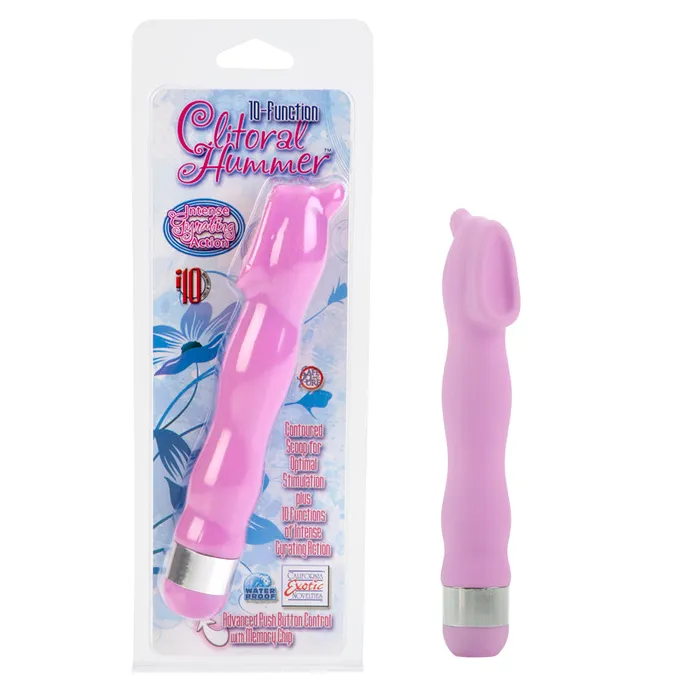 Clitoral Hummer Pink 10 Function California Exotic Novelties Vibrators
