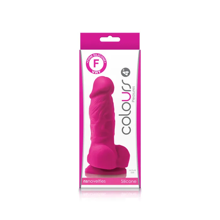 Colours Pleasures 4in Dildo Pink NS Novelties Dildos