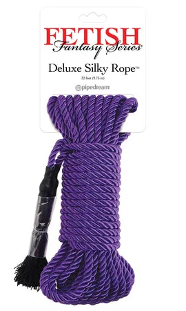 Couples Pipedream Products Fetish Fantasy Series Deluxe Silk Rope Purple
