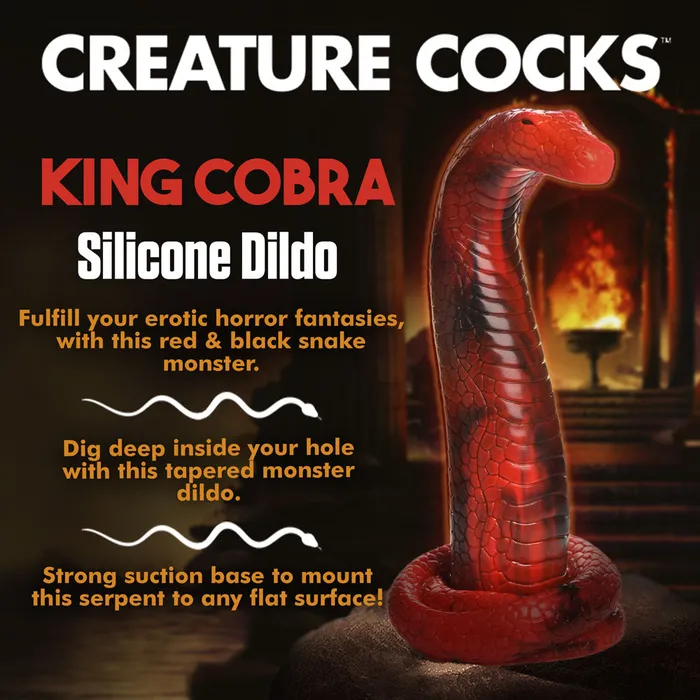 Creature Cocks King Cobra Silicone Dildo XR Brands Dildos Creature Cocks King Cobra Silicone Dildo XR Brands Dildos