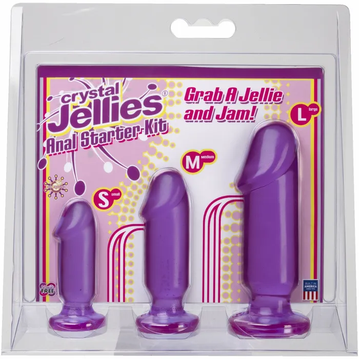 Crystal Jellies Anal Starter Purple Doc Johnson Novelties Anal