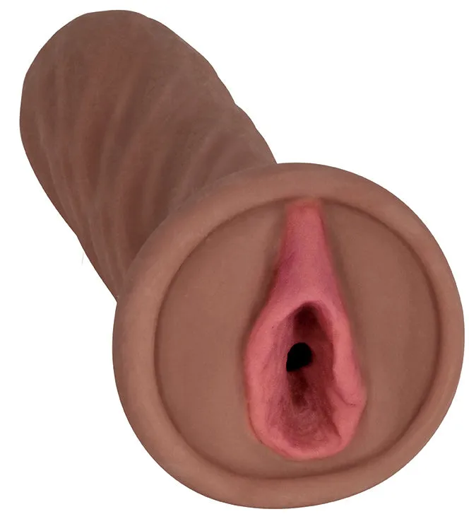 CURVE NOVELTIES Male Sex Toys Mistress Natalia Chocolate Pubic Bone Stroker