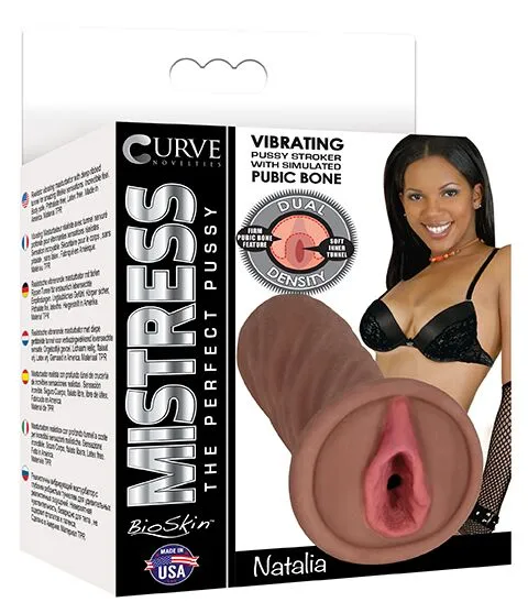 CURVE NOVELTIES Male Sex Toys Mistress Natalia Chocolate Pubic Bone Stroker CURVE NOVELTIES Male Sex Toys Mistress Natalia Chocolate Pubic Bone Stroker