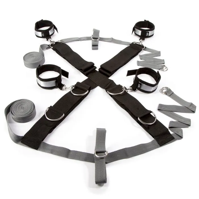 Dildos Love Honey Over The Bed Cross Restraint Silver
