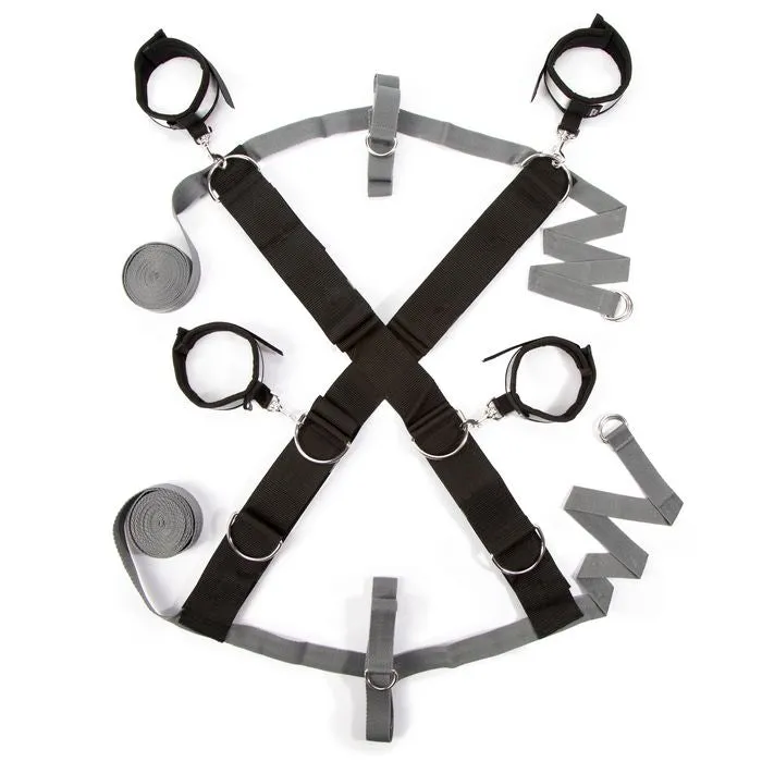 Dildos Love Honey Over The Bed Cross Restraint Silver Dildos Love Honey Over The Bed Cross Restraint Silver