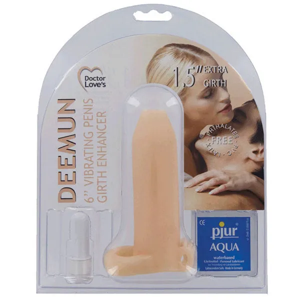 Doctor Love Vibrating Deemun Girth Enhancer 6 X15 Female Sex Toys