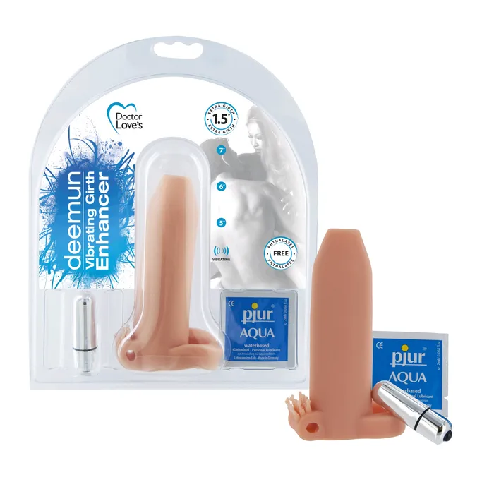 Doctor Love Vibrating Deemun Girth Enhancer 6 X15 Female Sex Toys