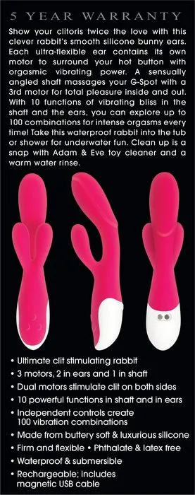 Evolved Novelties Female Sex Toys Adam Eve Clit Boppin Bunny