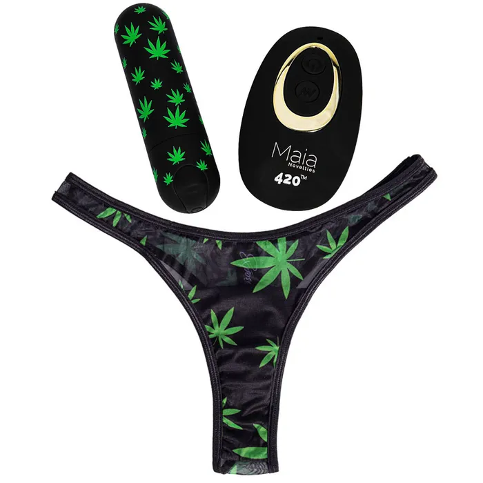 Female Sex Toys Maia Toys Maia DATE NIGHT 420 PANTY VIBE LXL LXL 420 Panty with USB Rechargeable Bullet Remote Female Sex Toys Maia Toys Maia DATE NIGHT 420 PANTY VIBE LXL LXL 420 Panty with USB Rechargeable Bullet Remote