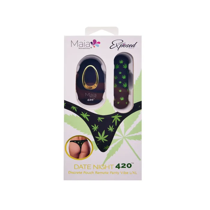 Female Sex Toys Maia Toys Maia DATE NIGHT 420 PANTY VIBE LXL LXL 420 Panty with USB Rechargeable Bullet Remote Female Sex Toys Maia Toys Maia DATE NIGHT 420 PANTY VIBE LXL LXL 420 Panty with USB Rechargeable Bullet Remote