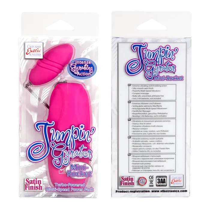Jumpin Gyrator Mini Rocket Pink California Exotic Novelties Vibrators