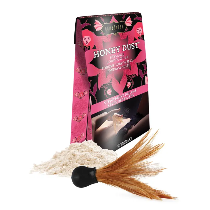 Kama Sutra Vibrators Honey Dust Strawberry 1 Oz