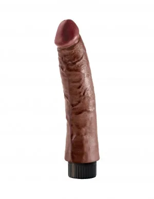King Cock 7in Cock Brown Vibrating Pipedream Products Dildos King Cock 7in Cock Brown Vibrating Pipedream Products Dildos
