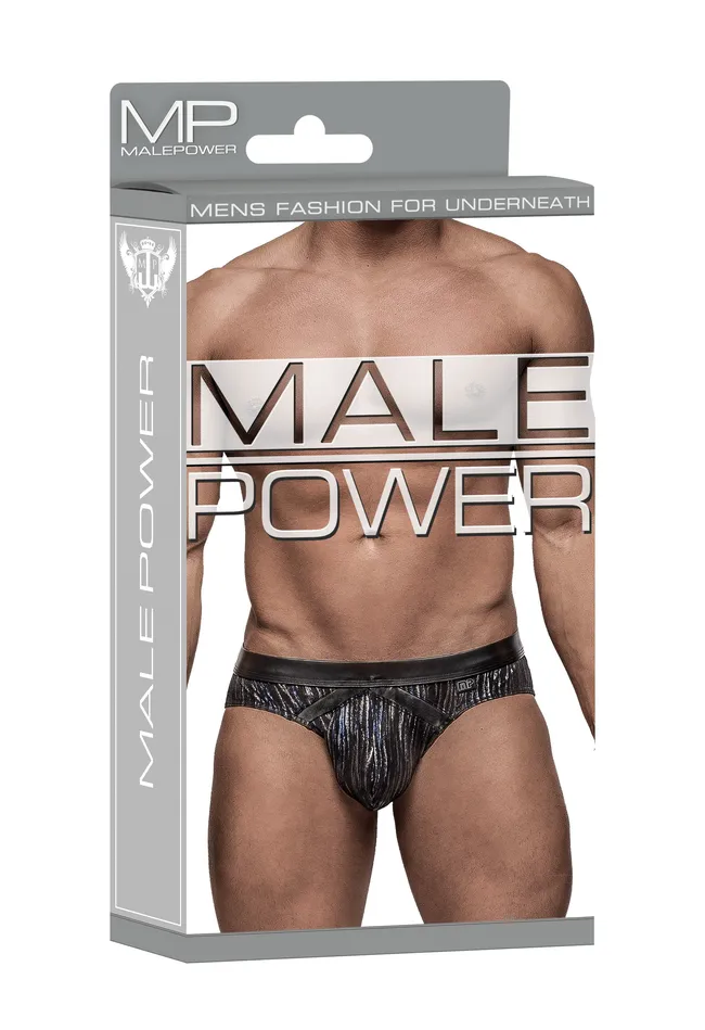 Male Power Lingerie Anal Insert Bikini Dazzle Black Small