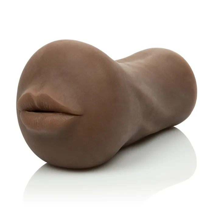 Male Sex Toys California Exotic Novelties Stroke It Mouth Brown