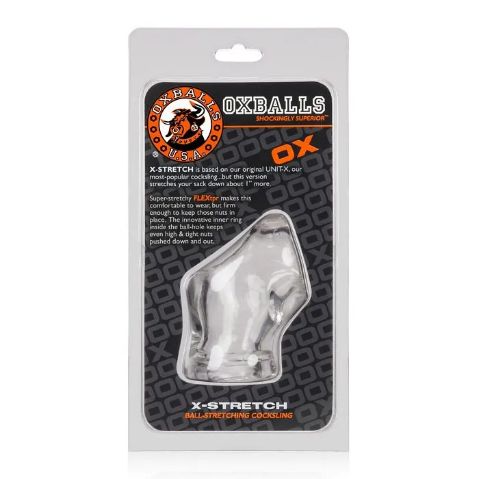 OXBALLS Dildos Unit X Stretch Cocksling Clear