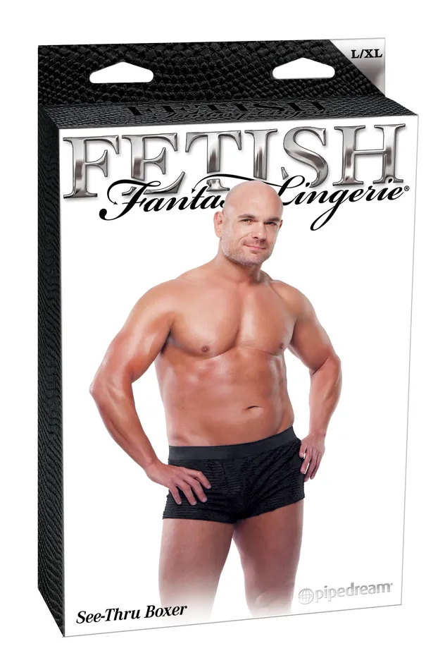 Pipedream Products Male Sex Toys Fetish Fantasy Male See Thru Boxer LargeXLarge