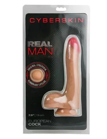 Real Man Cyberskin European Cock Topco Dildos