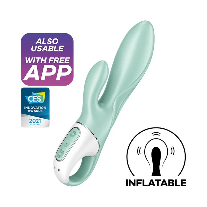 Satisfyer Satisfyer Air Pump Bunny 5 Mint Vibrators