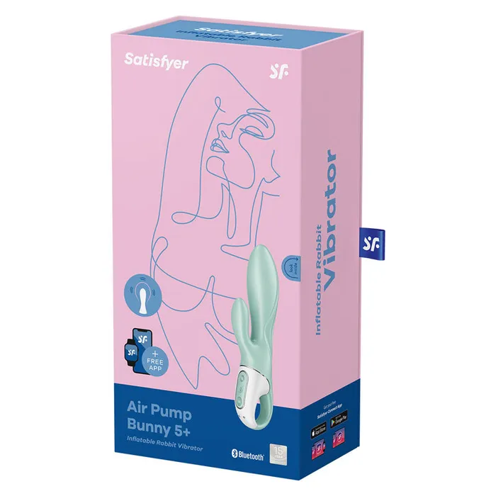 Satisfyer Satisfyer Air Pump Bunny 5 Mint Vibrators