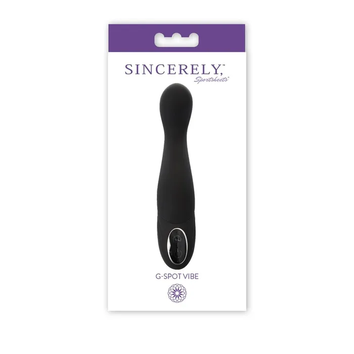 Sport Sheets Vibrators Sincerely G Spot Vibrator Black