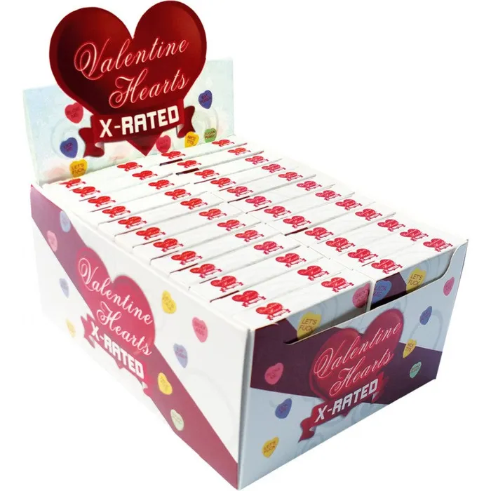Valentines X Rated Heart Candy With Assorted Sayings 24 Pieces Dsp HOTT Products Female Sex Toys Valentines X Rated Heart Candy With Assorted Sayings 24 Pieces Dsp HOTT Products Female Sex Toys