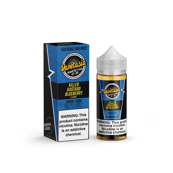 VAPETASIA Vibrators Vapetasia Blueberry Killer Kustard 100ml EJuice CLEARANCE VAPETASIA Vibrators Vapetasia Blueberry Killer Kustard 100ml EJuice CLEARANCE