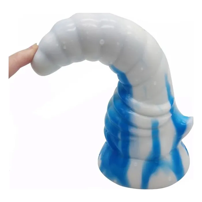 Vibrant Vibes Australia Quality Sex Toys Great Prices Dildos Bull Horn Dildo BlueWhite