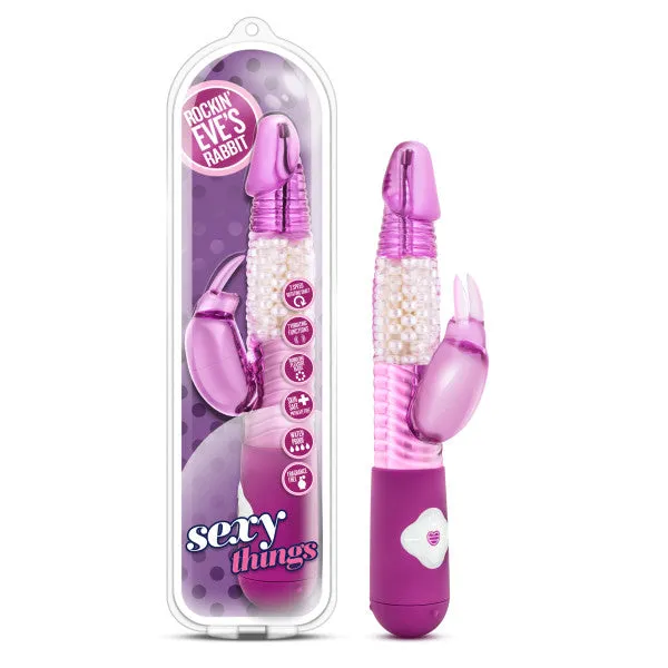 Vibrators Blush Novelties Sexy Things Rockin Eves Pink Rabbit
