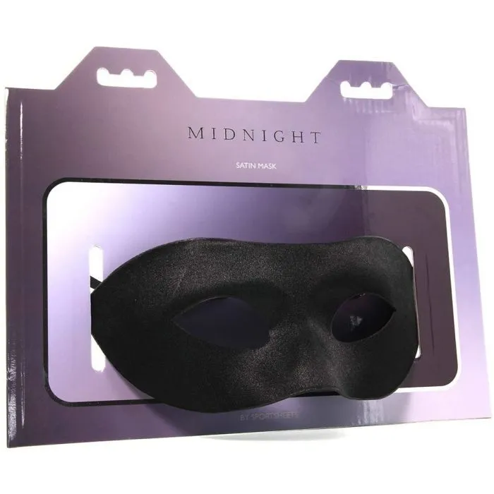 Vibrators Love Locker Midnight Satin Mask