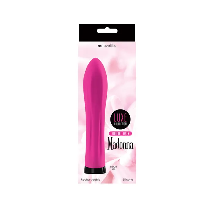 Vibrators Luxe Madonna Straight Seven Pink NS Novelties