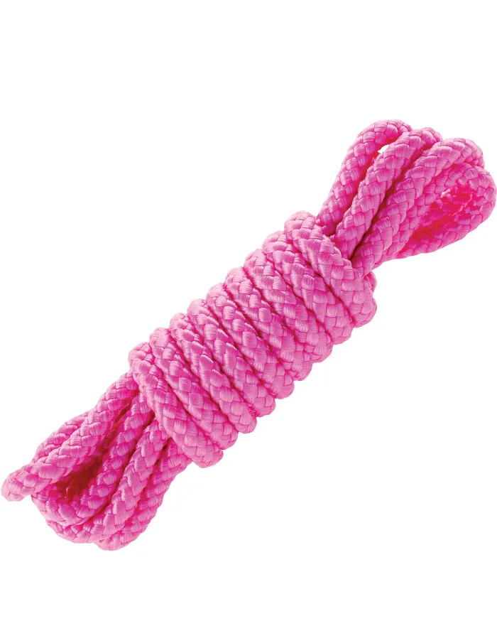 Vibrators Pipedream Products Fetish Fantasy Mini Silk Rope Pink