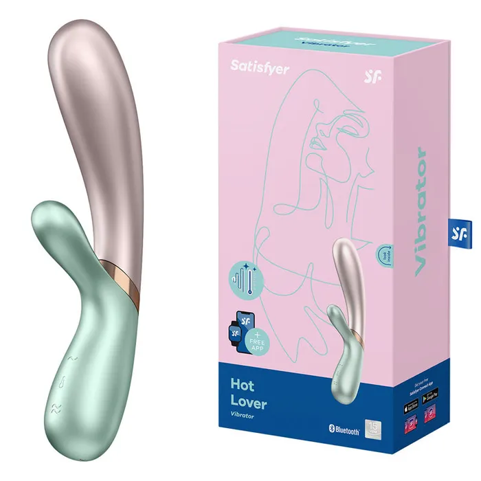 Vibrators Satisfyer Satisfyer Hot Lover Rabbit Vibrator PinkMint