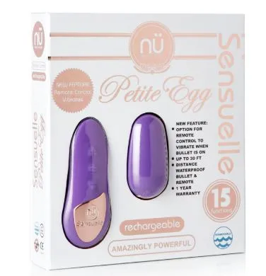Vibrators Sensuelle RC Petite Egg Purple Novel Creations Toys