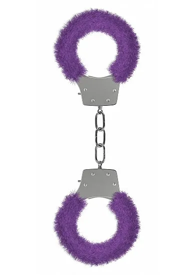 Vibrators SHOTS AMERICA Pleasure Handcuffs Furry Purple