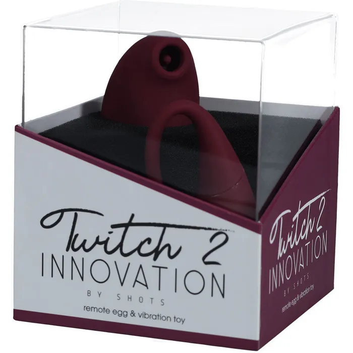 Vibrators Shots Toys Twitch 2 Burgundy Vibrators Shots Toys Twitch 2 Burgundy