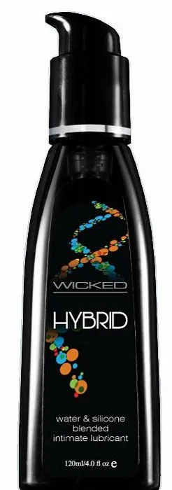 Vibrators Wicked Lubes Hybrid Fragrance Free Lube 4 Oz
