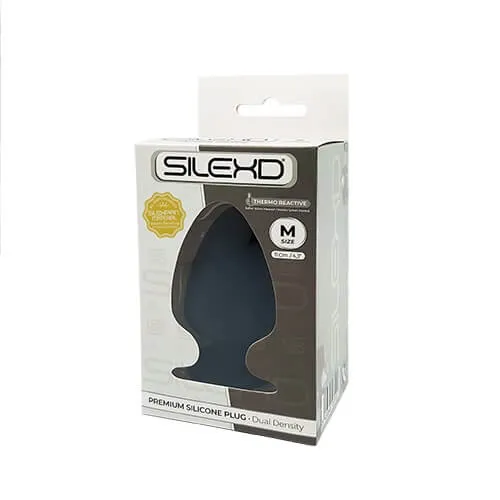Anal SilexD SilexD Dual Density Medium Silicone Butt Plug 45 inches Anal SilexD SilexD Dual Density Medium Silicone Butt Plug 45 inches