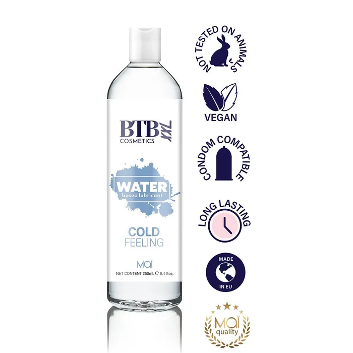 Back to Basics Lubricants BTB Water Based Cool Feeling Lubricant 250ml Back to Basics Lubricants BTB Water Based Cool Feeling Lubricant 250ml