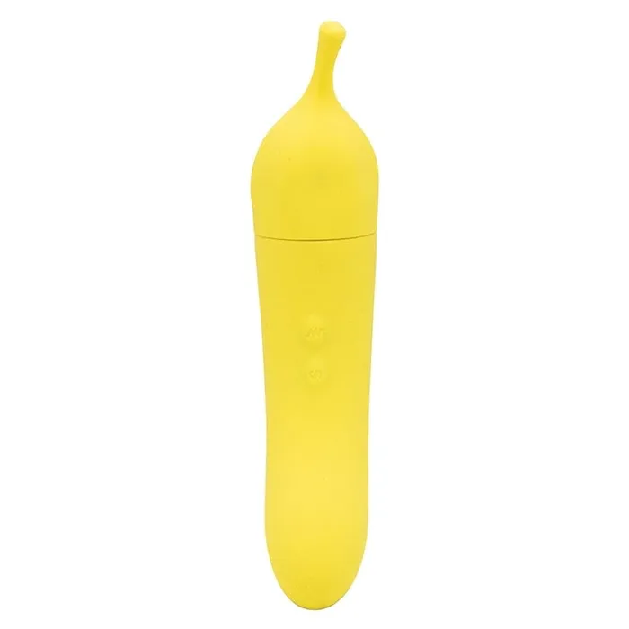 Banana Cream Air Pulse GSpot Vibrator Natalies Toy Box Vibrators