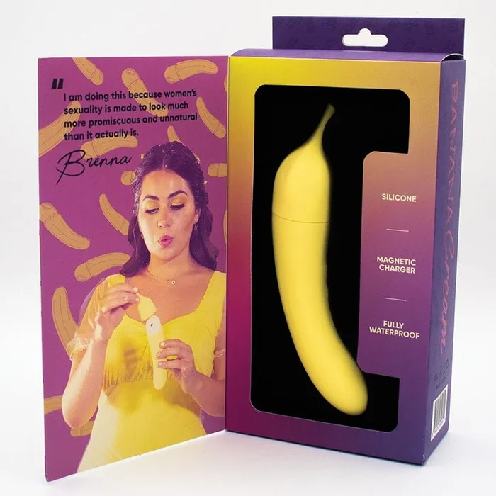 Banana Cream Air Pulse GSpot Vibrator Natalies Toy Box Vibrators