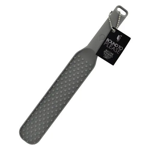 Bound to Please Anal Bound to Please Silicone Spanking Paddle Grey