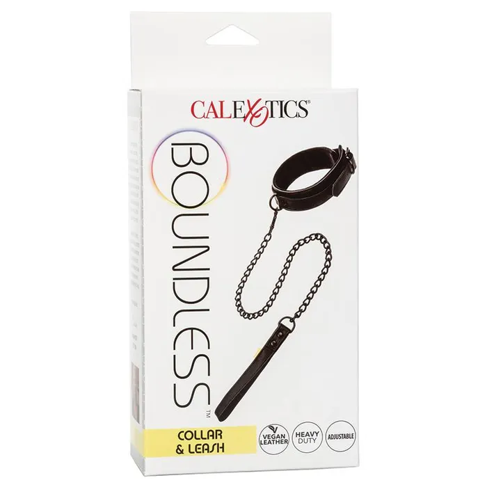Cal Exotics Male Sex Toys Boundless Vegan Collar with Leash