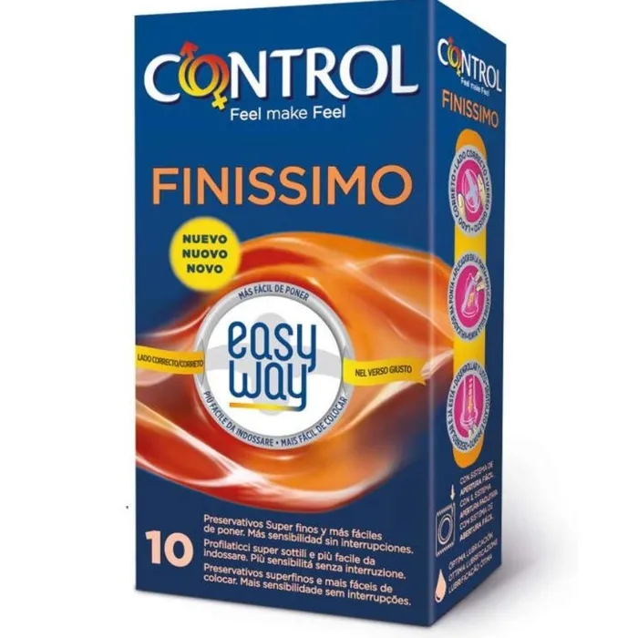 CONTROL CONDOMS Female Sex Toys CONTROL ADAPTA EASY WAY FINISSIMO 10 UNITS