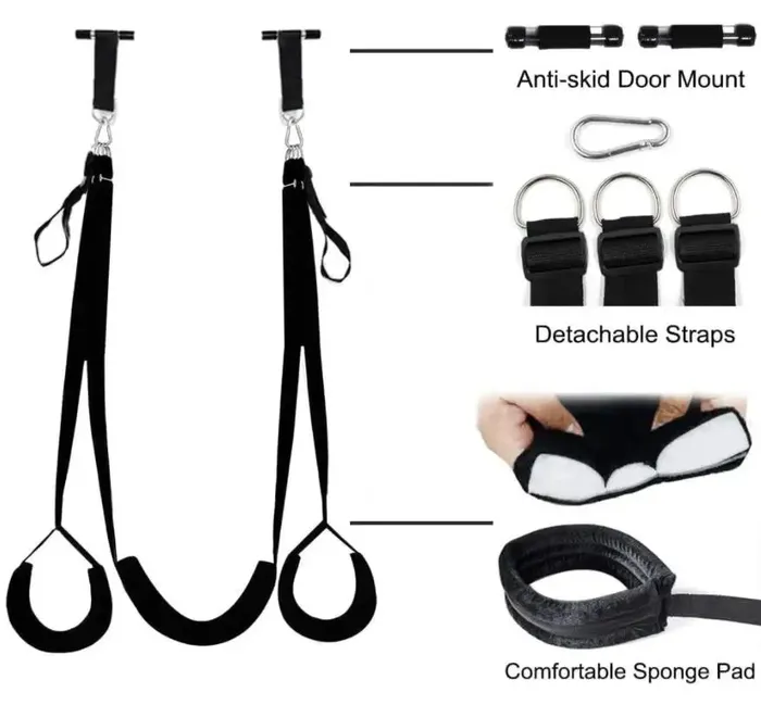 Couples Pleasure Passion Door Sex Swing
