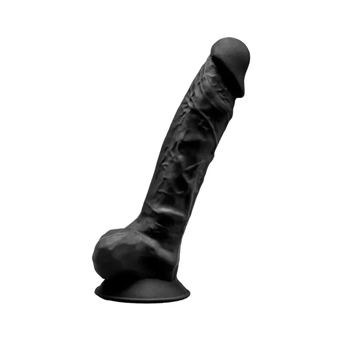 Dildos Love Cherry 8 Dual Density Silicone Dildo Black