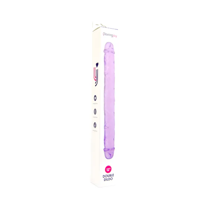 Dildos Loving Joy 12 Inch Double Dildo Purple Loving Joy Dildos Loving Joy 12 Inch Double Dildo Purple Loving Joy